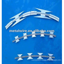 PVC coated barbed iron wire